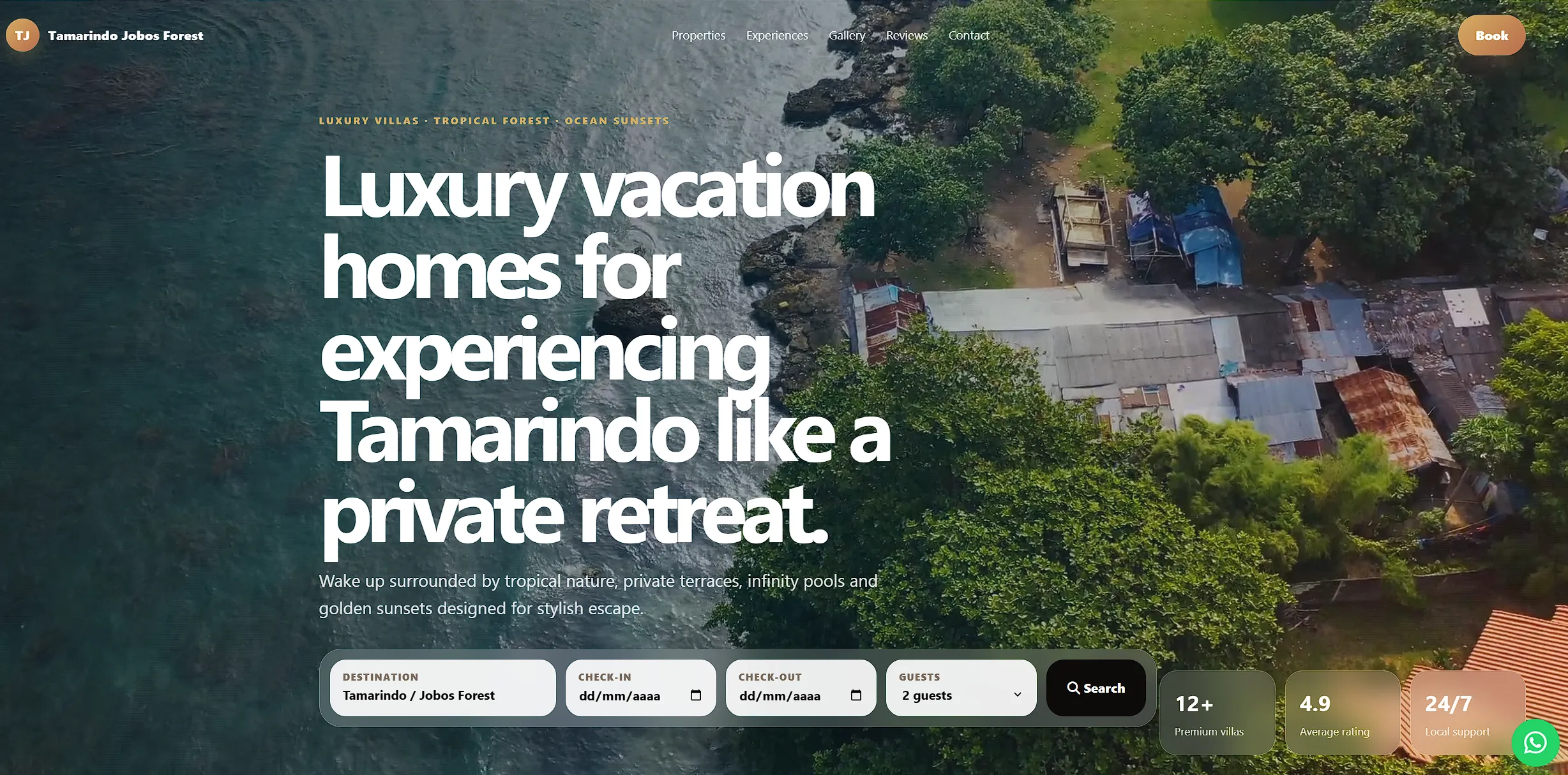 Diseño web para un airbnb